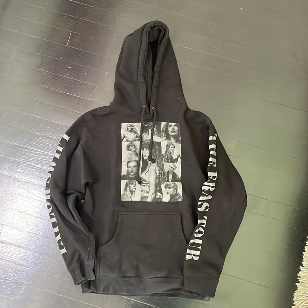 Taylor Swift Eras Tour Black Hoodie